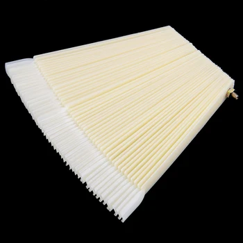 

50pcs Practice False Nail Art Tips Fan Stick Palette Display Natural Color French Acrylic UV Gel Polish Display Training Tool