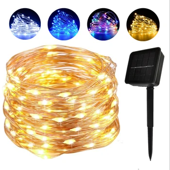 

Outdoor Solar String Fairy Lights 10M 20M LED Solar Lamps Waterproof Christmas Decoration Party Garden Home Wedding Decor 8 Mode