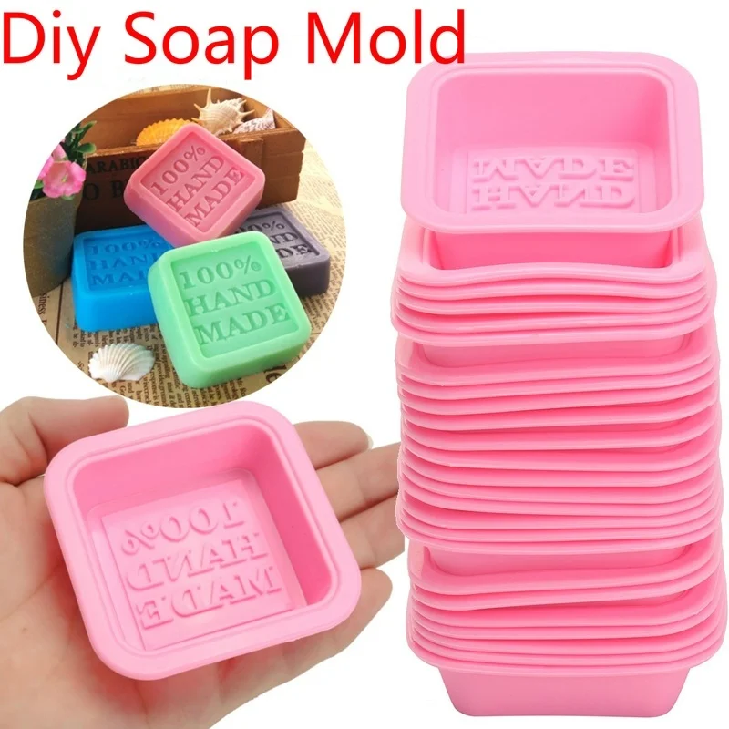 1pc Cute Arts Diy Handmade Soap Molds For Soap Making Silicone Soap
