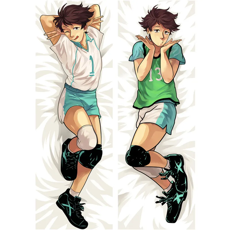 Аниме Haikyu наволочка Хината shoyo Dakimakura Чехол сексуальная девушка крутой мальчик 3D двухстороннее постельное белье обнимающие наволочки для подушек HU01 - Цвет: Polyester