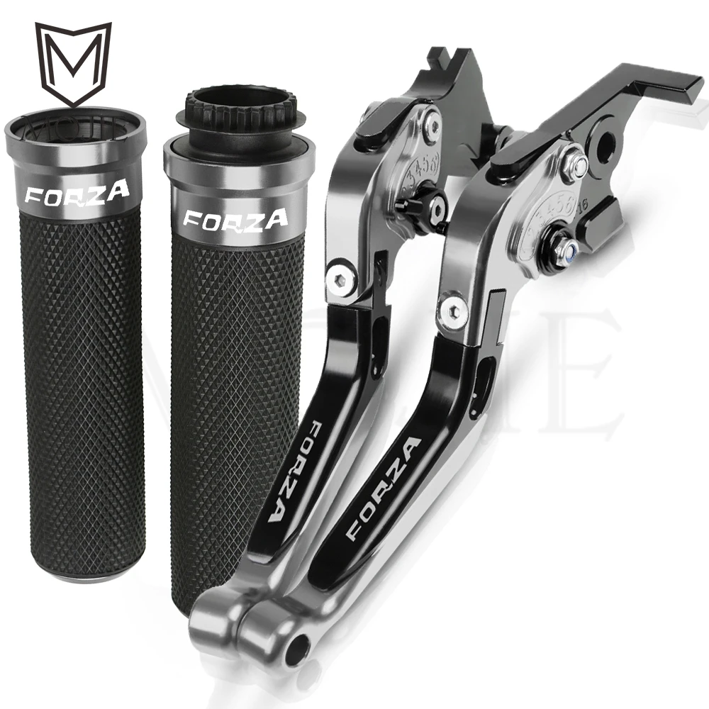Для Honda FORZA 300 125 250 Forza300 Forza250 Forza125 2010- мотоциклов сцепные рычаги Руль ручками - Цвет: Titanium