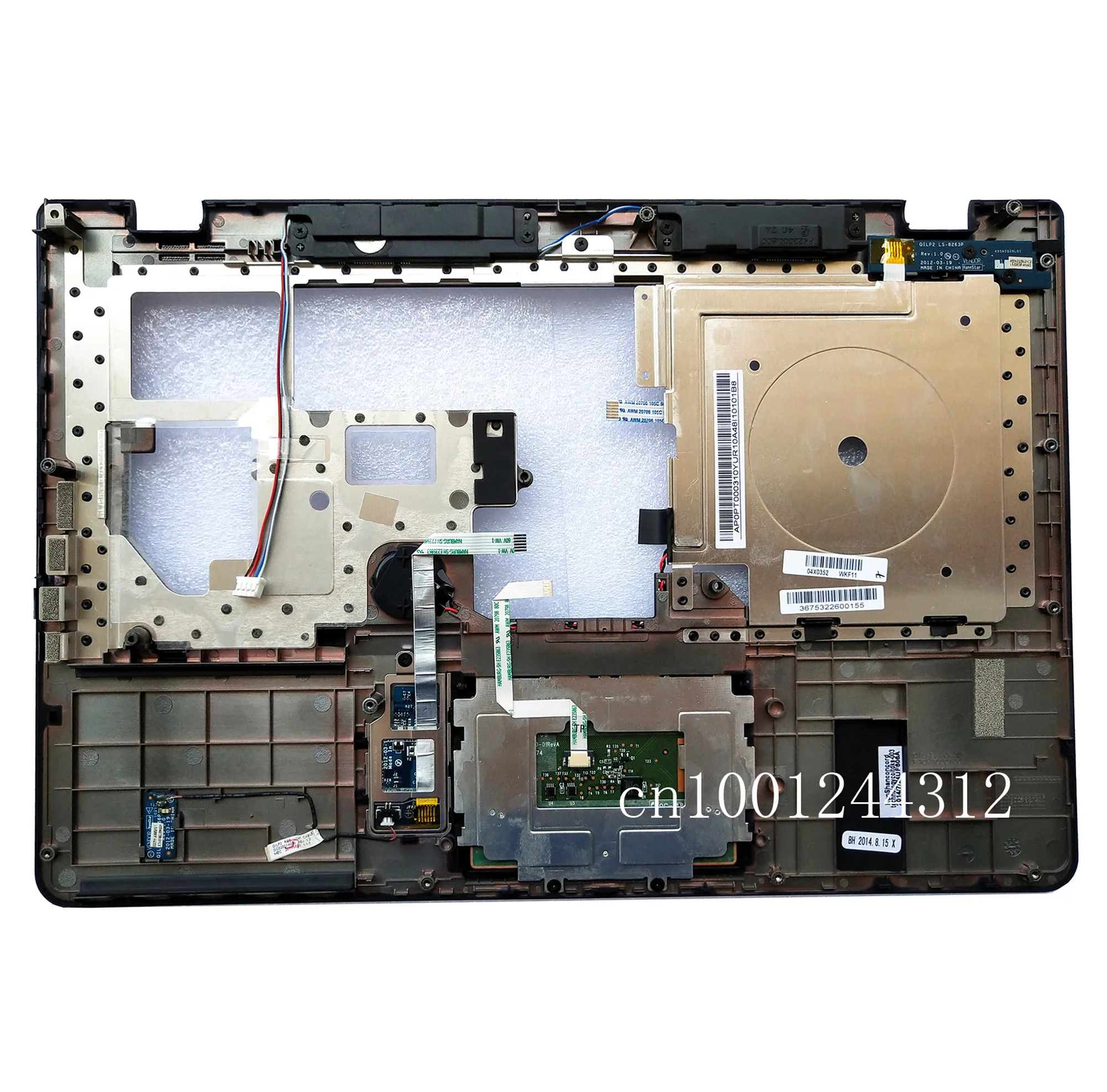 Для lenovo Thinkpad S430 palmest верхняя крышка клавиатуры крышка/С сенсором отпечатков пальцев тачпад 04X0352