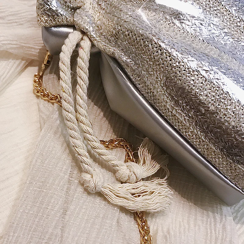

2018 New Style Gold Velvet Pull-belt Bucket Bag Pineapple Fruit Good Luck Bag Shoulder Diagonal WOMEN'S Bag