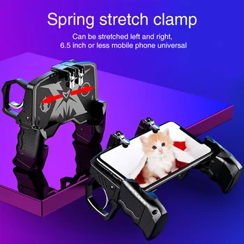 

Fire Button Ergonomic Joystick Trigger Durable Game Controller Universal Hand Grip Gift Handheld Non Slip Portable Mobile Phone