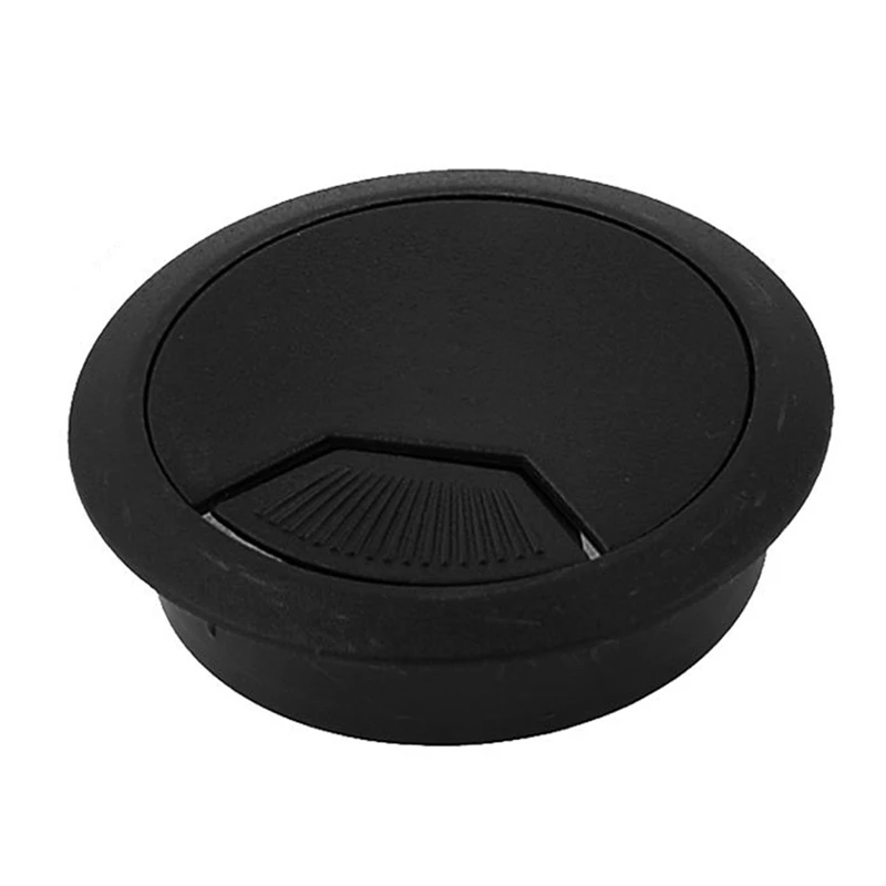 ABSF 60mm Computer Desk Table Grommet Cable Port Wire Hole Cover 3 Pcs