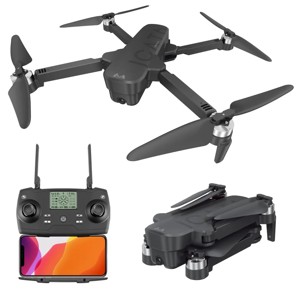 SMRC ICAT6 4K 5G RC Дрон HD Gimbal камеры Wi Fi gps FPV Квадрокоптер 120 градусов широкоугольный