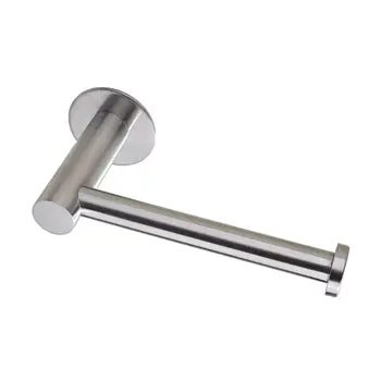 

Kitchen Wall Mounted Toilet Paper Holder Stainless Steel Bathroom Tissue Shelf D5BD