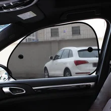 65*38 см, 2 шт., Черный Автомобильный солнцезащитный козырек, боковое окно, солнцезащитный козырек, сетчатый козырек, экран, солнечная УФ защита, защита окна автомобиля