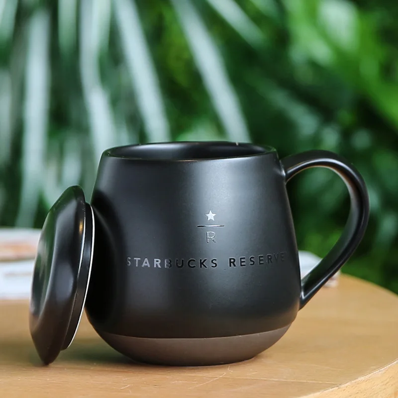 

Creative CeramicCup Coffee Cup Mug Spoon with Lid Large Capacity Breakfast Milk Drink Water Glass Gift Tumblers Tumbler Rugrats
