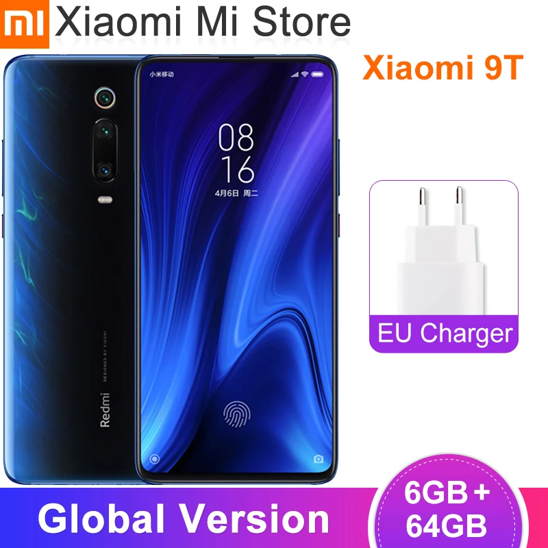 Новая глобальная версия Xiaomi mi 9T (красный K20) 6GB 64GB Snapdragon 730 Octa Core 6 39 ''AMOLED дисплей