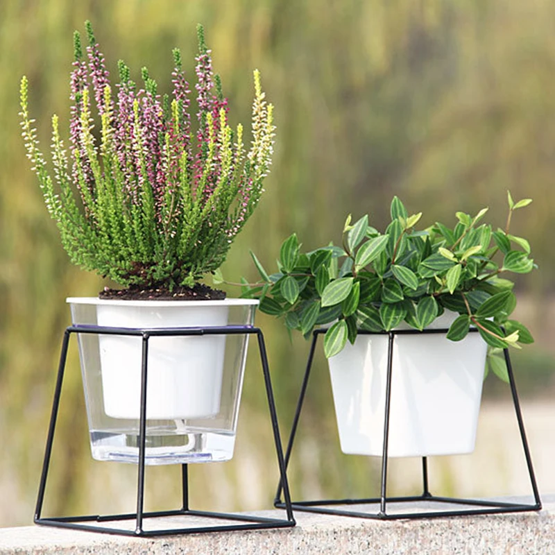 Мини цветочный горшок для выращивания растений DIY для хранения садоводства отель Декор коробка держатель стенд стол дисплей белый Садовые принадлежности