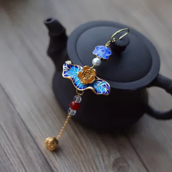 

Cheongsam Pressure Lapel Buckle Handmade Brooch Accessories Women's Chinese Style Classical Cheongsam Collar Button