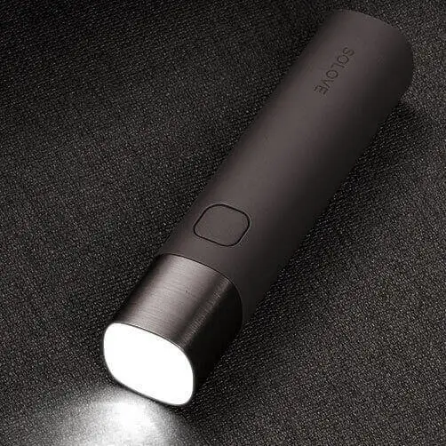 Xiaomi Mijia Solove X3 USB Перезаряжаемый яркий EDC фонарик 3000 мАч Внешний аккумулятор