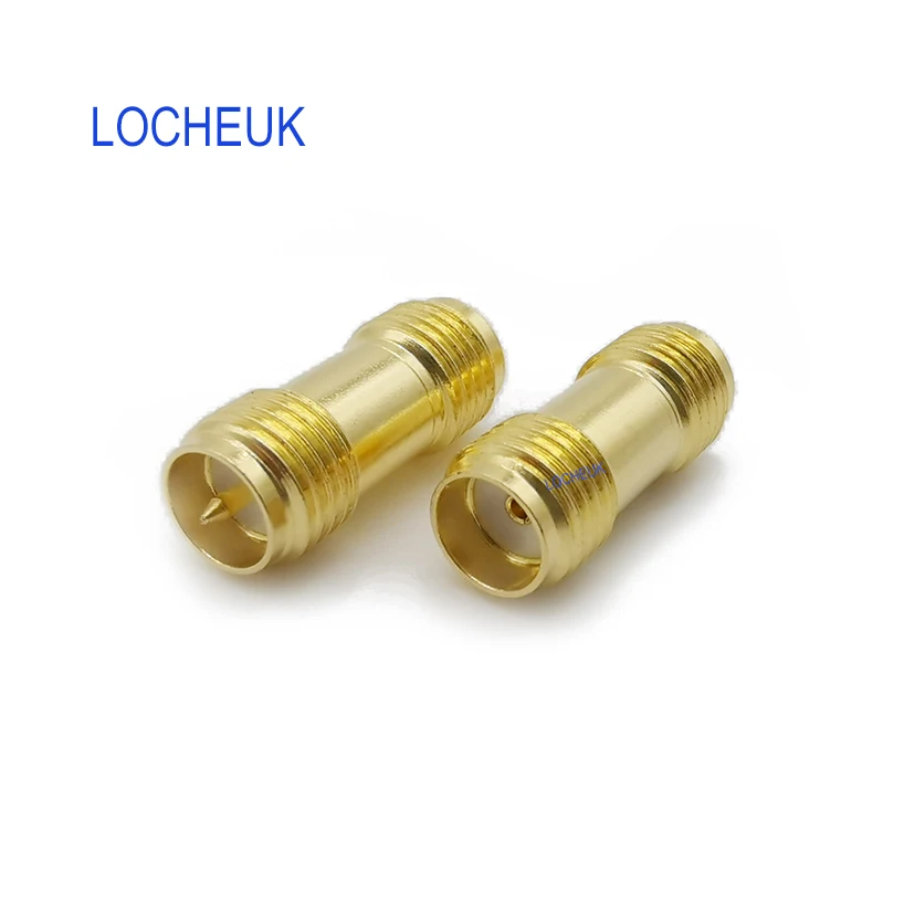 

SMA Switch Adapter RP SMA Female Jack to SMA Female Jack RF Coaxial Coupler Straight Cable Straight Connector Gold-plated