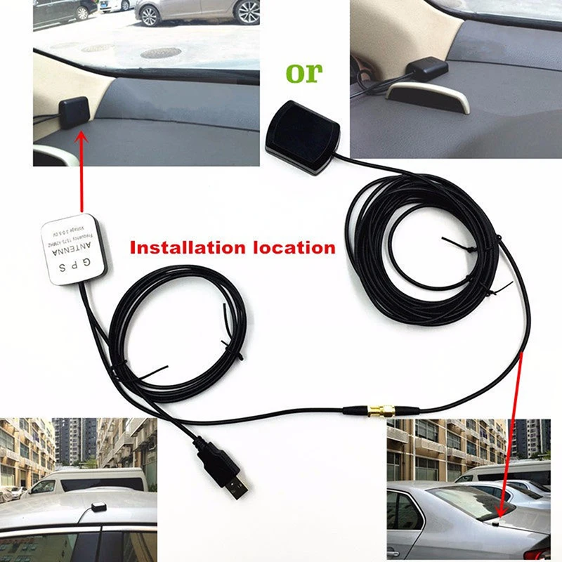 USB GPS приемник для автомобиля портативных ПК антенна навигации приема и передачи |