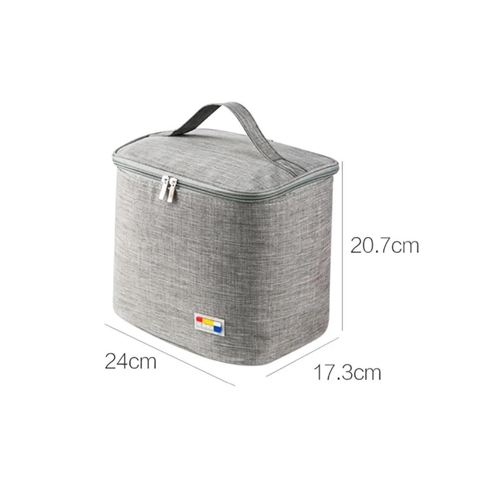 Портативный ланч-сумка новая Термальность изолированная сумка для обедов Tote для Для женщин детская Для мужчин цветной чехол школьная Еда хранения сумки для пикника