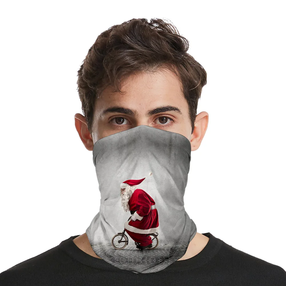 

Windproof Fishing Scarf Sports Masks Carnival Print Half Face Scarves Neck Gaiter Headband Hiking Hiking Scarf Mask