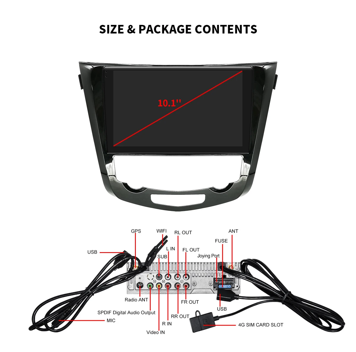 Discount Joying 1 Din  Car Multimedia Players Audio Stereo for Nissan X-Trail Qashqail 2014+ Car radio IPS Screen 4G Modem 64G ROM Radio 20
