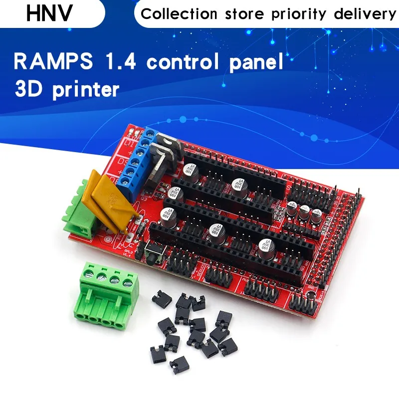 HNV RAMPS 1.4 3D printer control panel Control Reprap MendelPrusa for Arduino | Электронные компоненты и