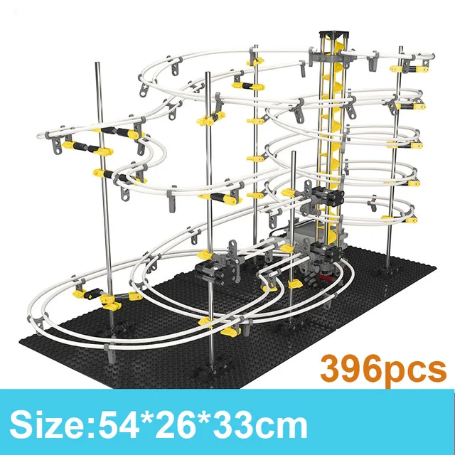 Plastic Blocks Parts Spacewarp Roller Coaster Toys Level 1 4 Diy Set