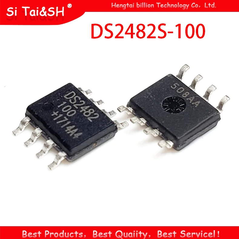 2 шт./лот Новинка DS2482 DS2482S-100 + DS2482-100 лапками углублением SOP-8 одноканальный