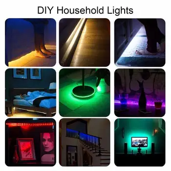 

SMD 5050 DC 5V LED Strip Light RGB PC 50CM-5M Neon Tape Lamp Ambilight Diode Waterproof Neon RGB Led Light Strip TV Backlight
