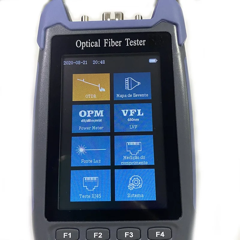 Portuguese OTDR Optical Time Domain Reflectometer