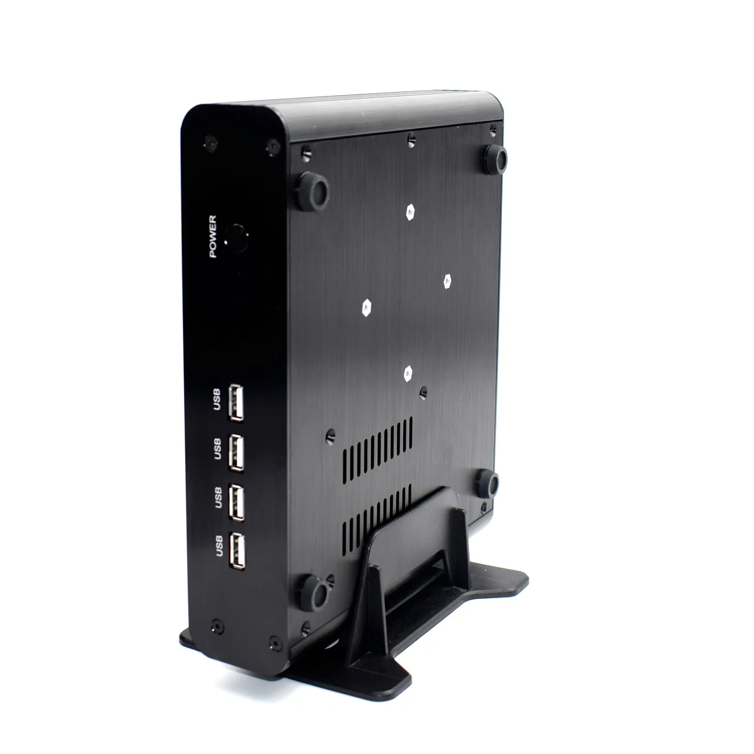 Мини ПК 8 го поколения без вентилятора Intel Core i7 8550U 4K HTPC Quad 8MB Cache Micro компьютер win10 Linux