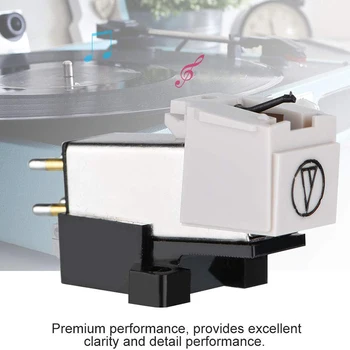 

ABGN Hot-Magnetic Cartridge Stylus with LP Vinyl Needle for Turntable Record Player Standard Mount Accurate Record Function