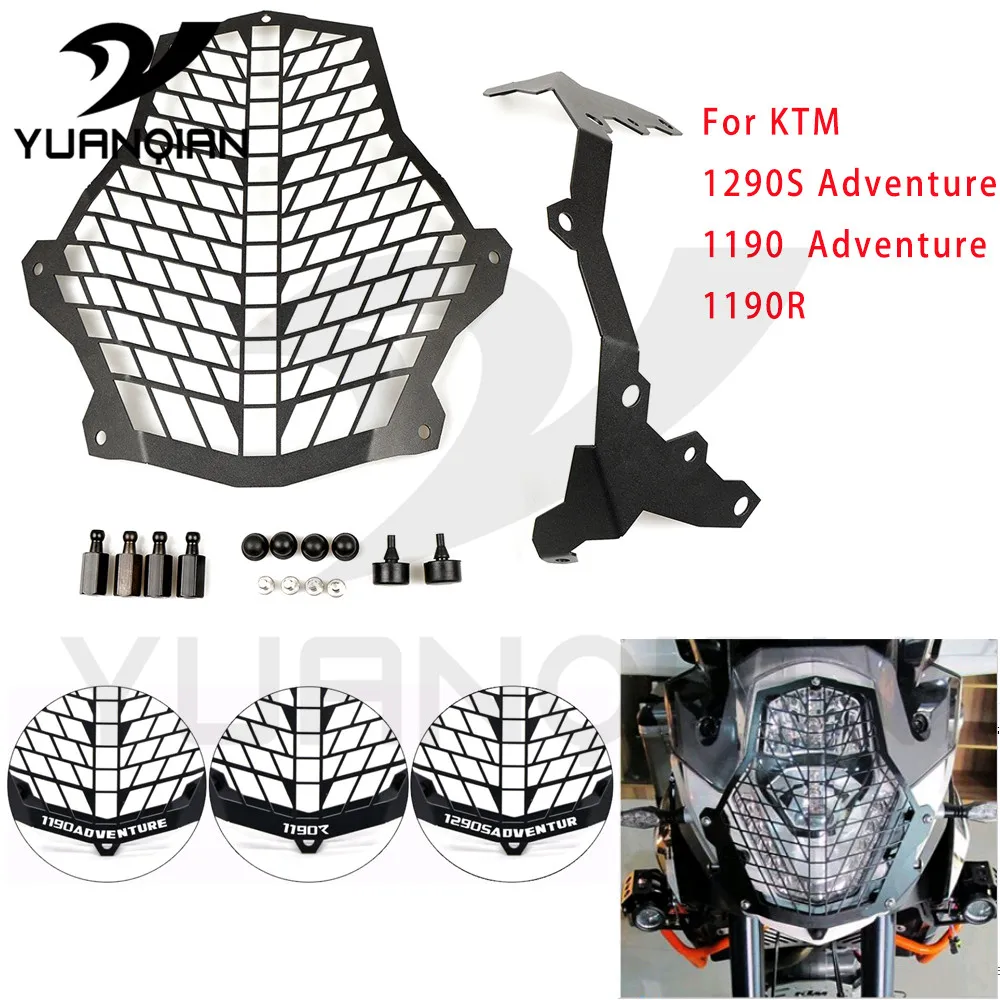 

Motorcycle Front Headlight Grille Guard Cover Protector Headlight Protector cover grill For KTM 1090 Adventure R 2016 2017 2018
