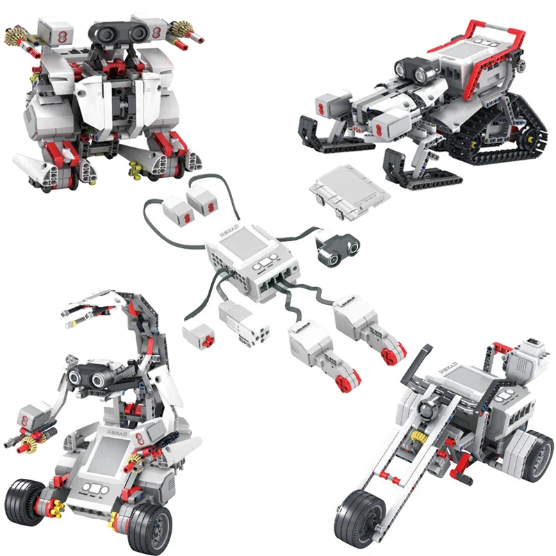 EV3 EV6 совместимые с logoinglys 45544 Science eduction строительные блоки робота креативное