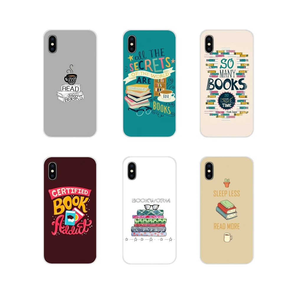 Для Apple iPhone X XR XS 11 12pro MAX 4S 5C SE 2020 6S 7 8 Plus ipod 5 6 книги для чтения чайные аксессуары