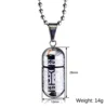 Retro Buddhist Six-Character Mantra Necklace Urns Round Open Pendant for Men Stainless Steel Ashes Memorial Lucky Jewelry ► Photo 2/5
