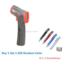 UNI-T UT300C цифровой ИК термостат Бесконтактный лазерный инфракрасный Термометры измеритель температуры