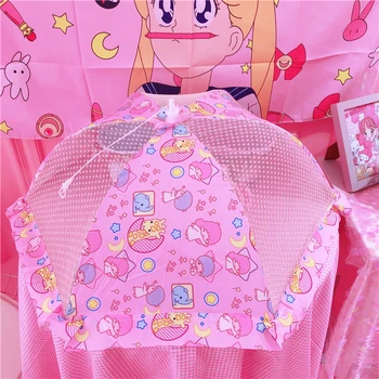 

12-18inch Melody Household Food Umbrella Cover Picnic Party Anti Mosquito Fly Resistant Net Tent For Kitchen Dinner Table