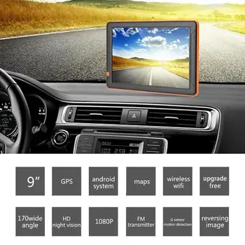 

Vehemo Car DVR HD GPS Navigator System GPS Navigator System Driver Alerts GPS Navigation Car for Map Turn-By-Turn Directions
