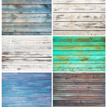 

SHENGYONGBAO Wood Floor Texture Photography Backdrops Props Vintage Newborn Baby Portrait Photo Studio Background 21318WQ-15