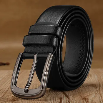 

New fashion Pin Buckle Casual 120CM Men Belt Vintage Male Strap Business Style High Quality Casual Belts