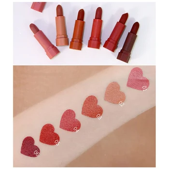 

6pcs/set Velvet Matte Lipstick Waterproof Long Lasting Non-stick Cup Lip Kit Makeup Set Pigment MKXJ