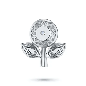 

Pendant in white gold with a diamond