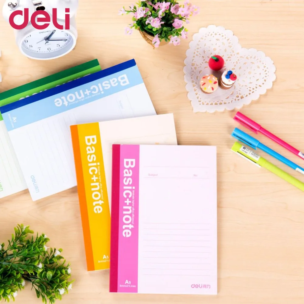 

A5 Notebook 80 Pages Sheets 7654 Pocketbook Homework Business Wireless Binding Marking Notes Journal Records Supplies