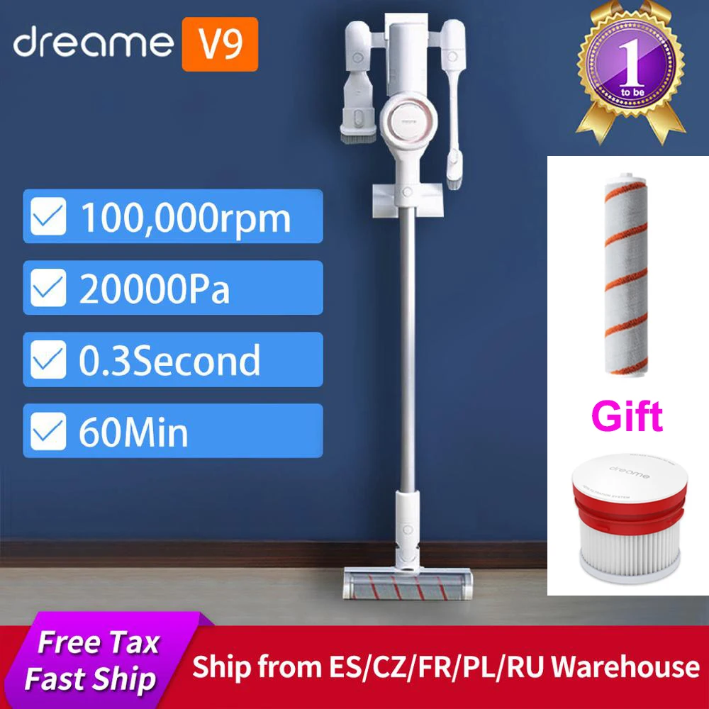 Dreame V9 ручной беспроводной пылесос портативный циклонный фильтр для ковров
