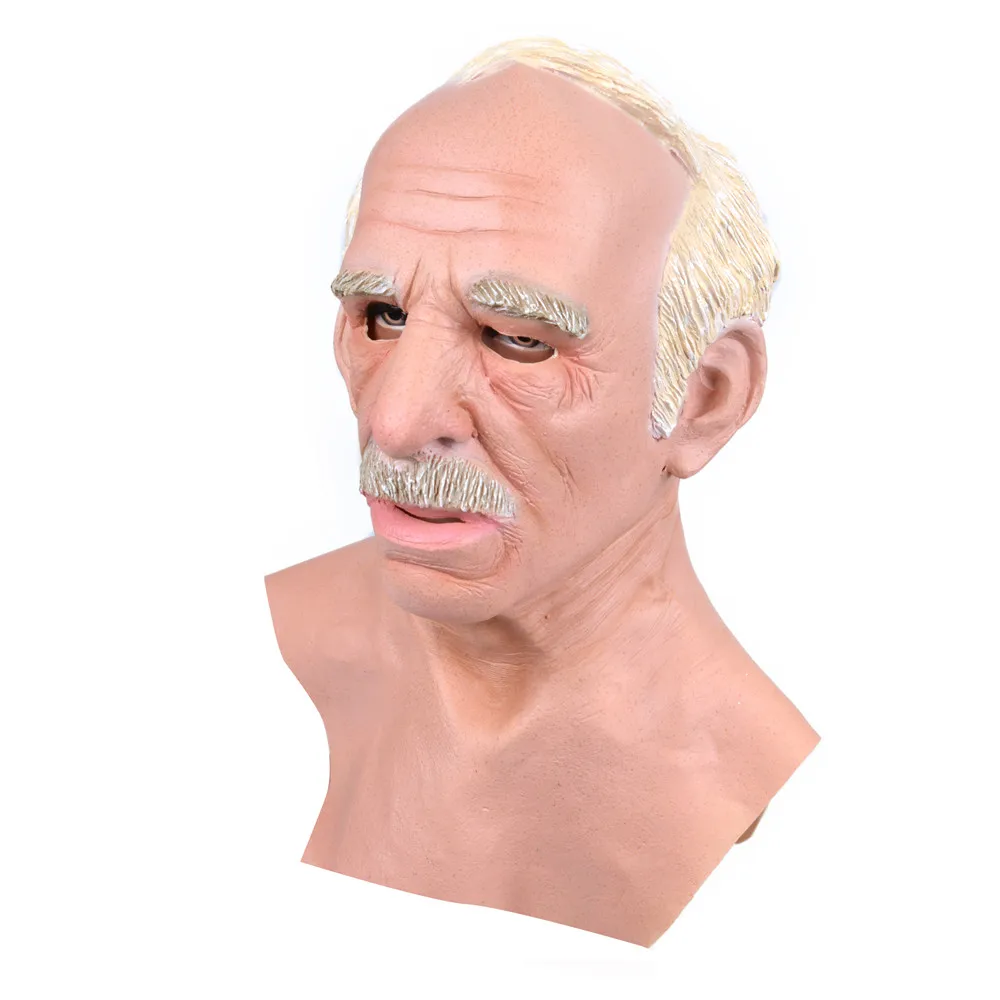 白人老人（乳胶头发）4