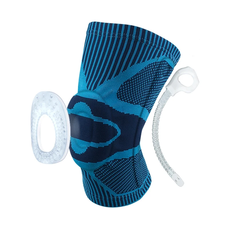 1pc Sports Knee Pad Knitting Pressure Support Ankle Bracelet Outdoor Gym Fitness Sportswear Accessories