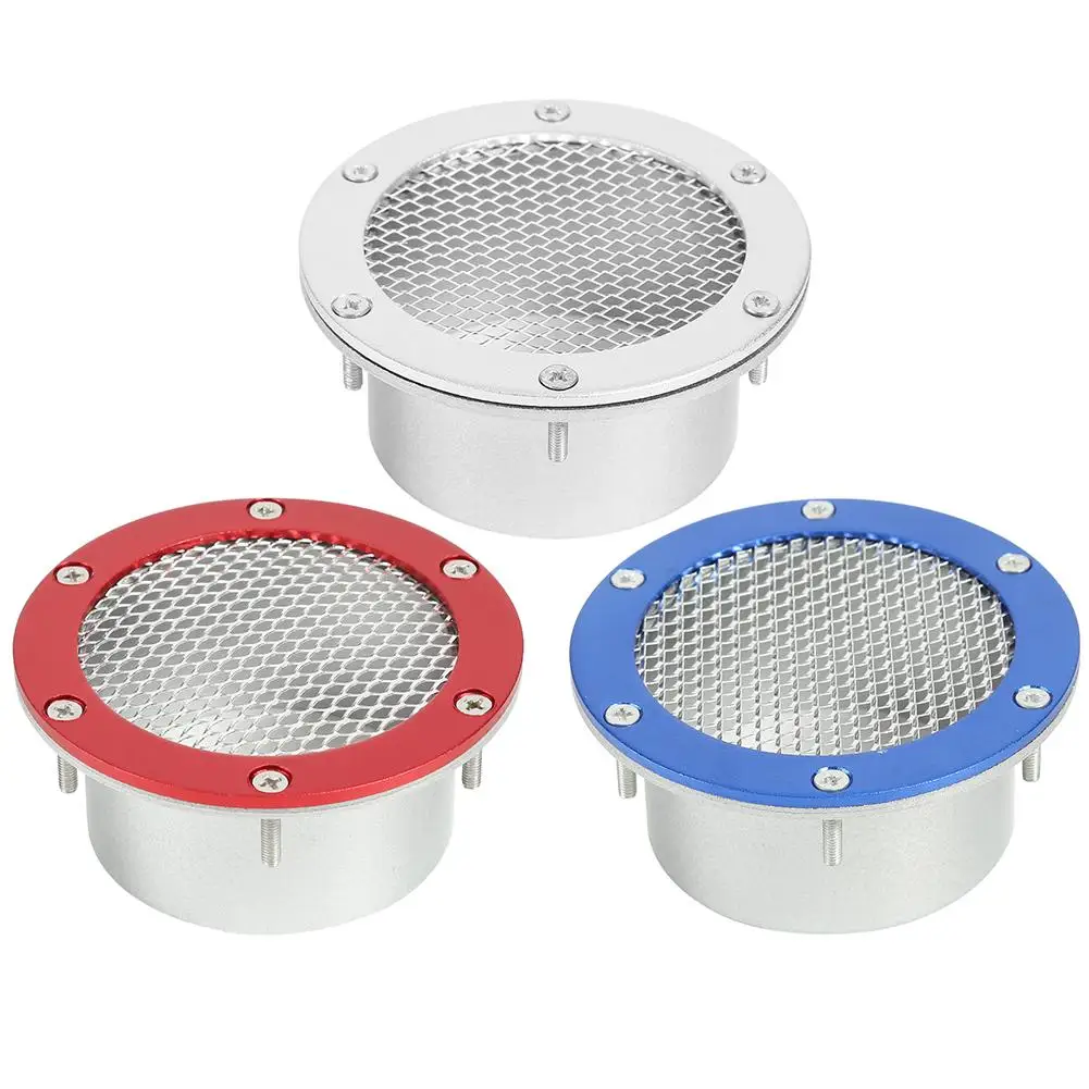 Metal Air Duct Grille Racing Front Bumper Vent Inlet For Cold Air