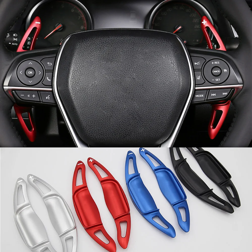 

2PCS Car Shift Paddle Extend DSG Sticker Styling For Toyota Camry SE WS Corolla GR XR XSE Sedan Crown RS RAV4