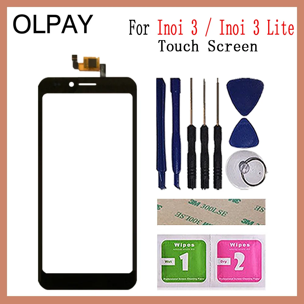 Black With Tools OLPAY 5," сенсорный экран для мобильного телефона для Inoi 3/Inoi 3 Lite сенсорный экран сенсор дигитайзер Переднее стекло и инструменты - Цвет: Black With Tools