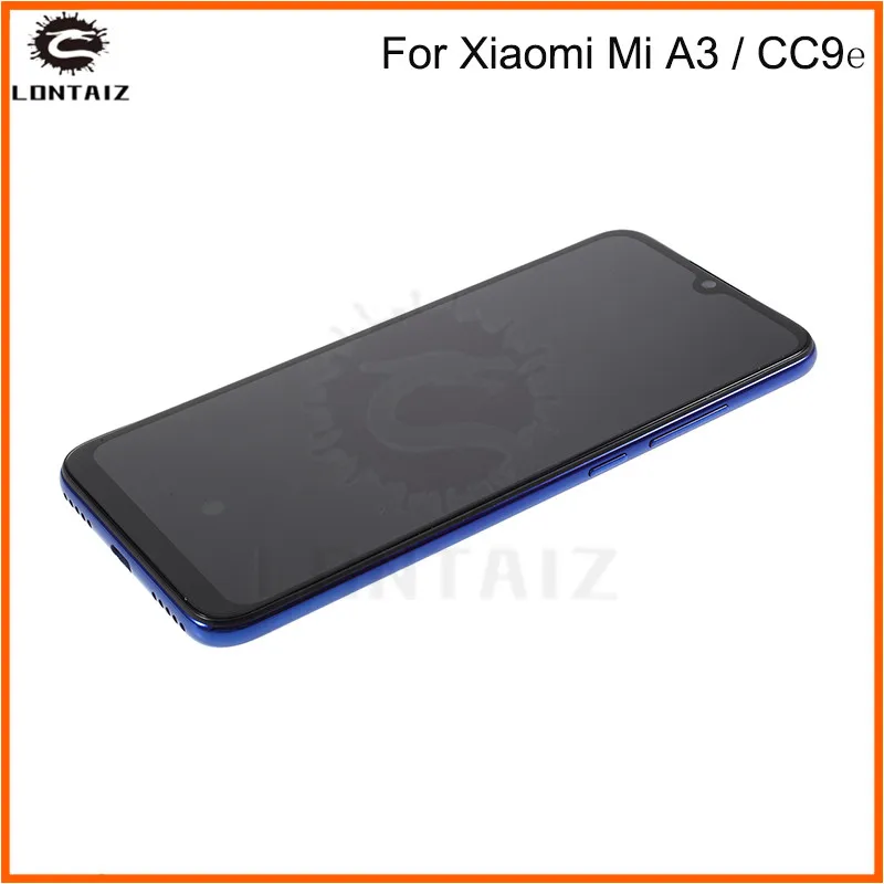 Супер AMOLED для Xiaomi mi A3 ЖК-дисплей кодирующий преобразователь сенсорного экрана в сборе запасные части 6,0" для Xiao mi CC9e lcd