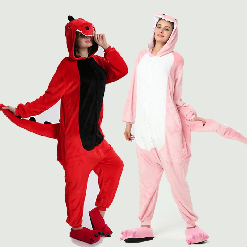 Kigurumi Unicorn Pajama Adult Animal Stitch Onesie Boys Girls Women Men Couple Winter Pajama Suit Sleepwear Flannel Pijama