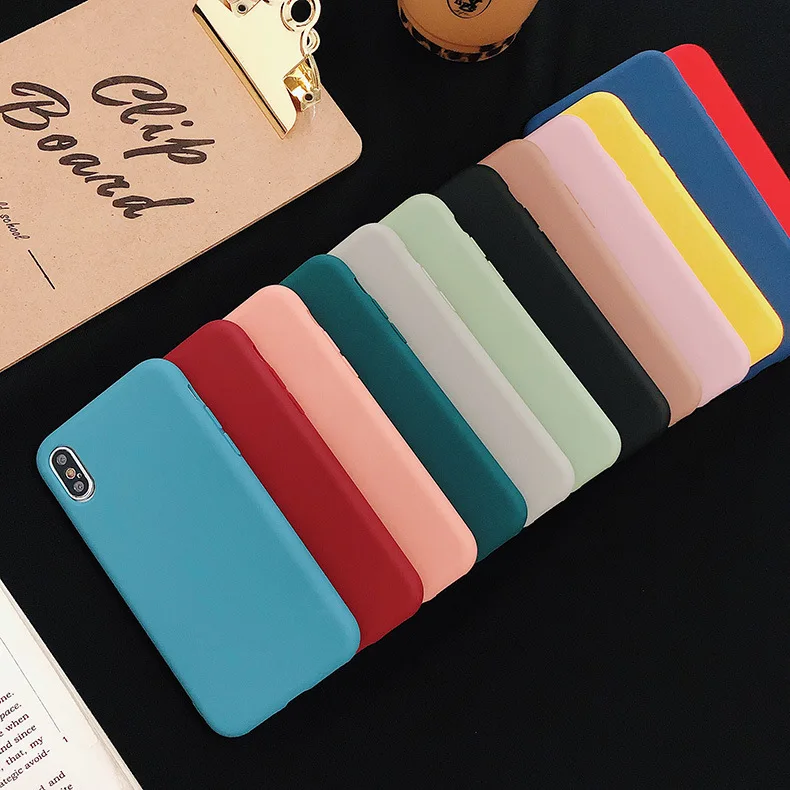 Силиконовый однотонный чехол для телефона Samsung Galaxy A91 A90 A81 A80 A71 A70 A60 мягкий